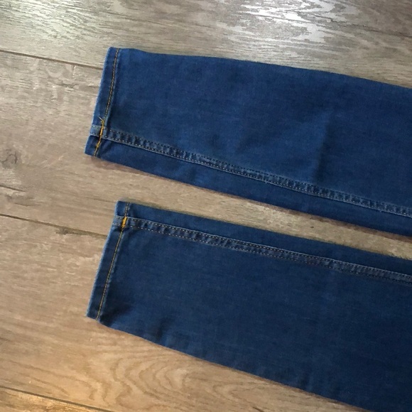 Free People Destroyed Long & Lean Skinny Jeans 26 - Picture 8 of 8